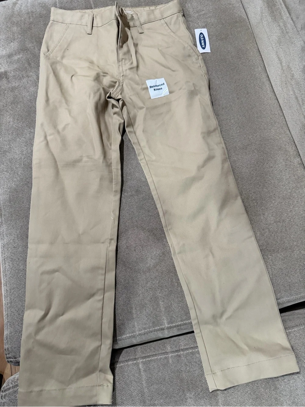 Old Navy boys uniform khaki Chino Pants size 8